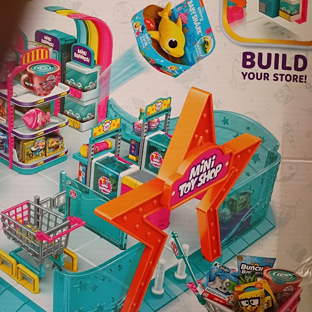 Mini Brands Toy Shop  Build 27 Pieces Gold SpongeBob 5 Surprises
